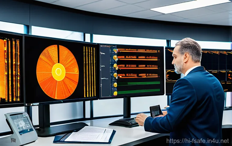 소방안전관리사와 기업 안전 담당자의 협업 - **Prompt:** A highly detailed, realistic image of a male Fire Safety Manager and a female Corporate ...