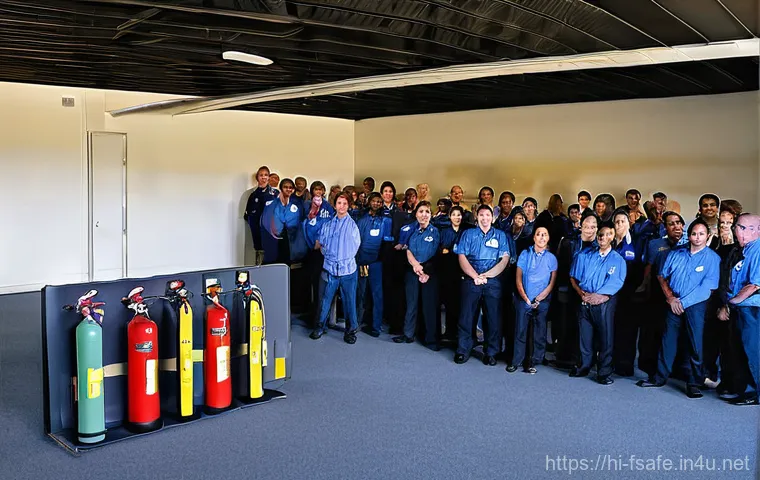 소방안전관리사 자격증 합격 후기 - **Prompt 1: Modern Urban Fire Safety Manager in Action**
    A professional, diverse male fire safet...
