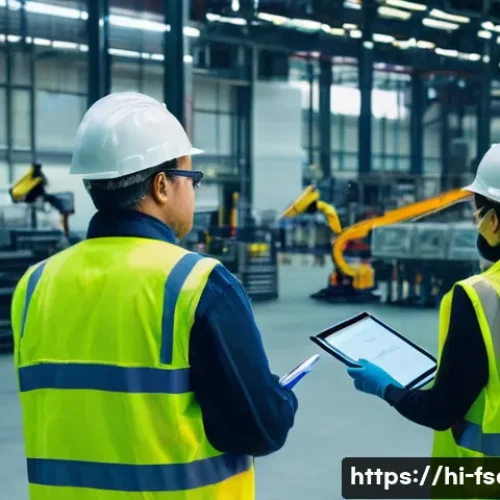 소방안전관리사와 함께 취득하면 좋은 자격증 - **Prompt 1: Industrial Safety Visionary**
    "A wide-angle, highly detailed photograph of a profess...