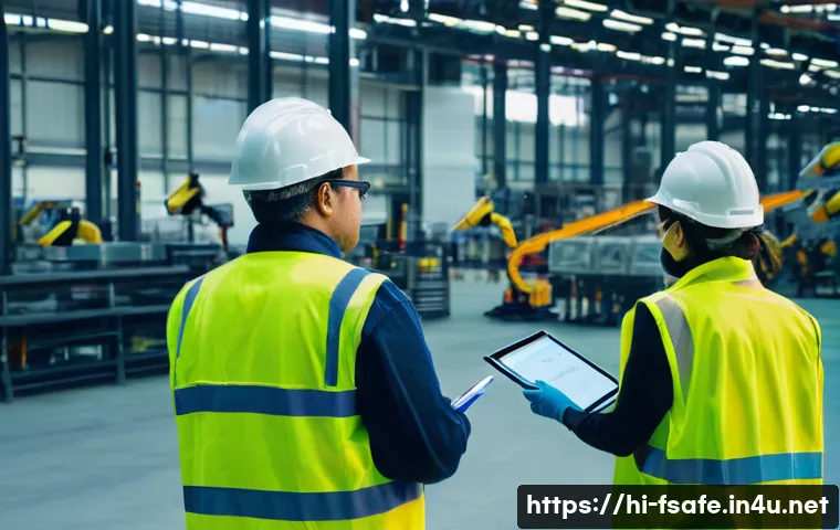 소방안전관리사와 함께 취득하면 좋은 자격증 - **Prompt 1: Industrial Safety Visionary**
    "A wide-angle, highly detailed photograph of a profess...